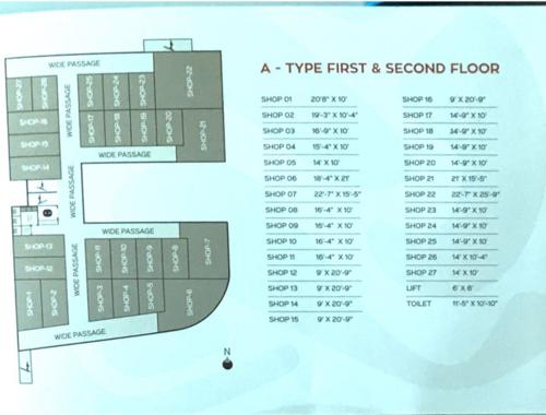 A Cluster Plan From 1st To 2nd Floor sahjanand-business-hub A Cluster Plan From 1st To 2nd Floor