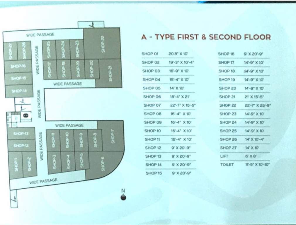  sahjanand business hub A Cluster Plan From 1st To 2nd Floor