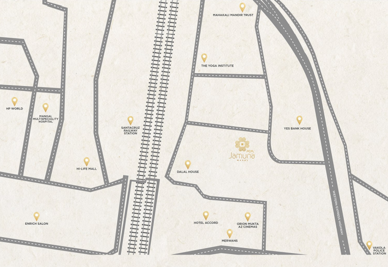  jamuna mahal chsl Location Plan