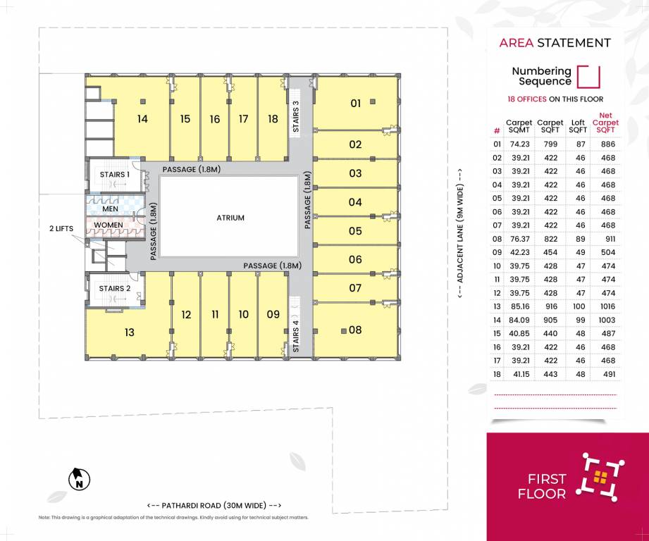  the wellness square The Wellness Square Cluster Plan for 1st Floor