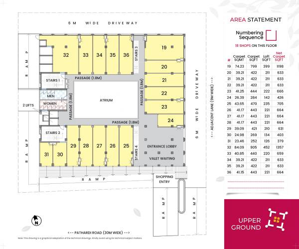  the-wellness-square The Wellness Square Upper Cluster Plan for ground Floor