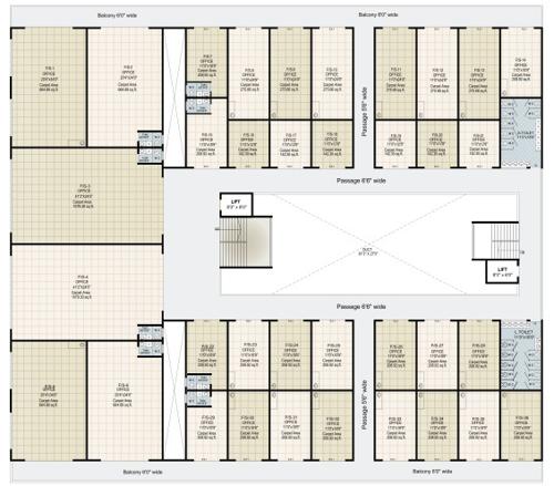  parksyde-business-avenue Parksyde Business Avenue Cluster Plan For Typical Floor Plan