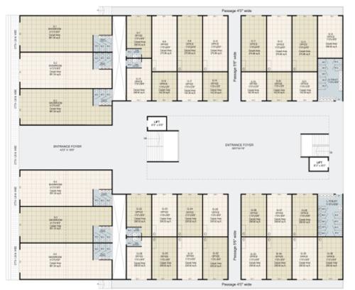  parksyde-business-avenue Parksyde Business Avenue Cluster Plan For Typical Floor Plan