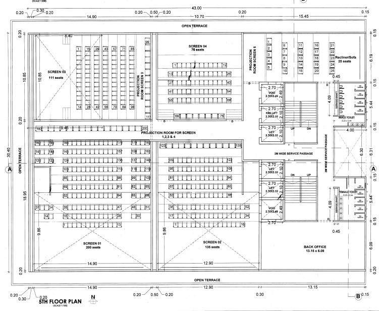  mahalaxmi city centre Mahalaxmi City Centre Cluster Plan For 5th Floor
