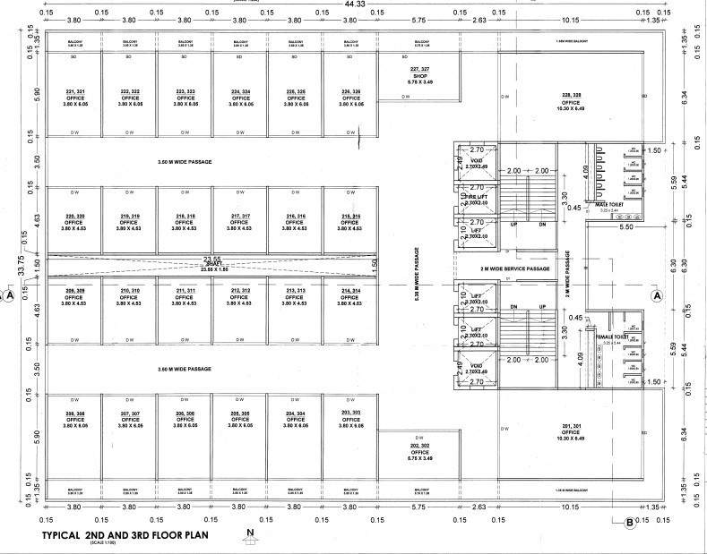  mahalaxmi city centre Mahalaxmi City Centre Cluster Plan From 2nd To 3rd Floor