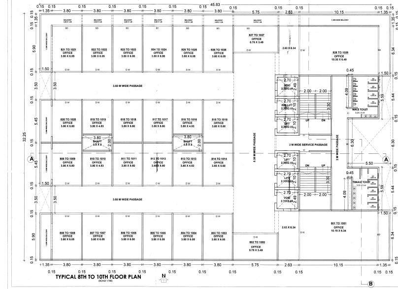  mahalaxmi city centre Mahalaxmi City Centre Cluster Plan From 8th To 10th Floor