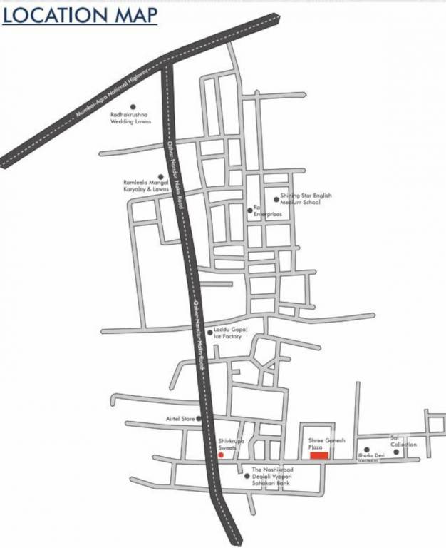  shree ganesh plaza Location Plan