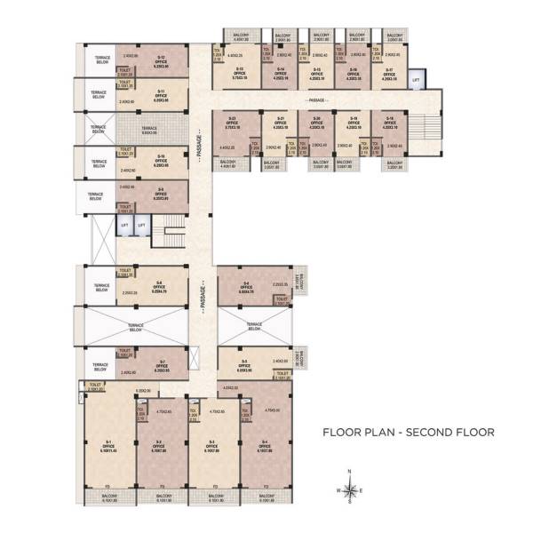 manohar-arcade Manohar Arcade Cluster Plan for 2nd Floor