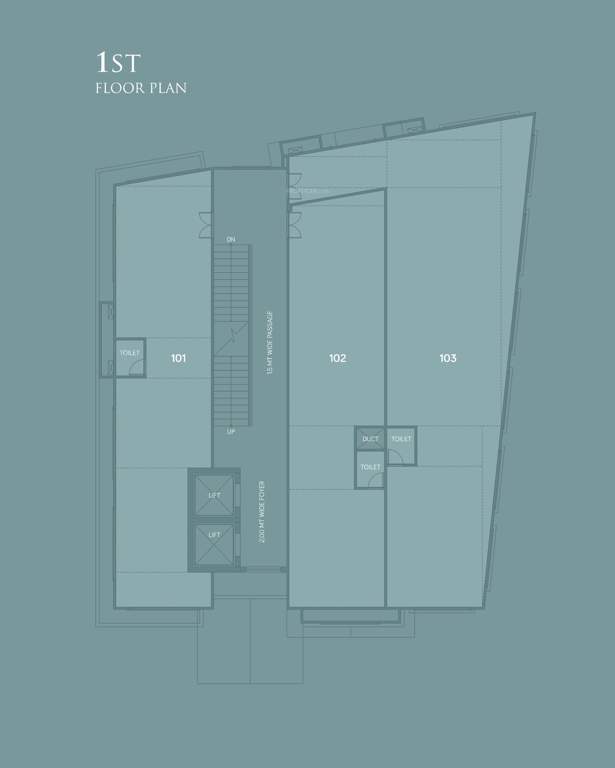  the jewel park The Jewel Park Cluster Plan for 1st Floor