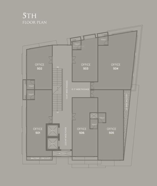  the jewel park The Jewel Park Cluster Plan for 5th Floor