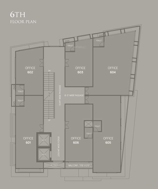  the jewel park The Jewel Park Cluster Plan for 6th Floor