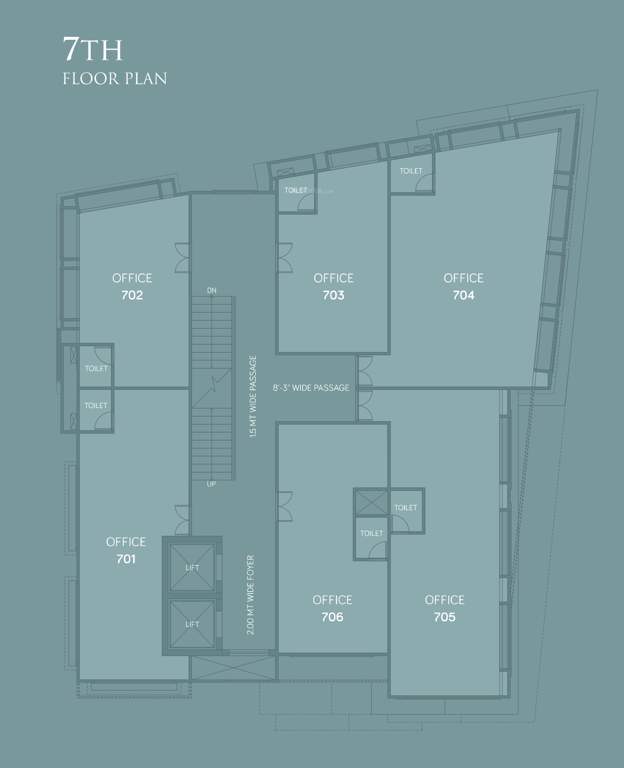 the jewel park The Jewel Park Cluster Plan for 7th Floor