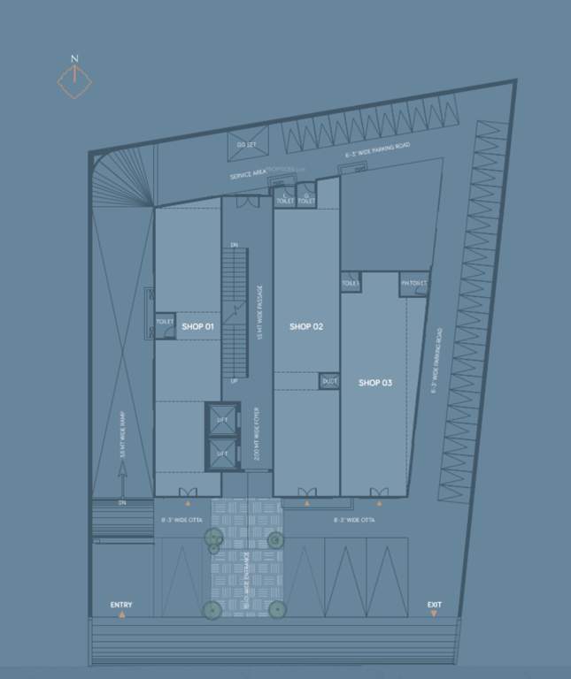  the jewel park The Jewel Park Ground Foor Cluster Plan