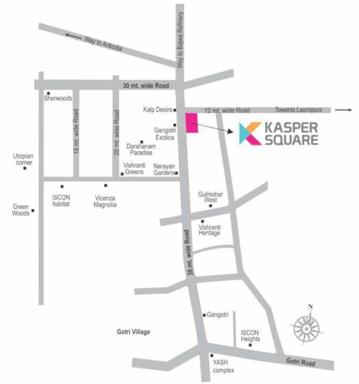 square Location Plan