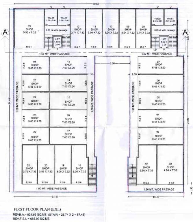  divya plaza Divya Plaza Cluster Plan For 1st Floor