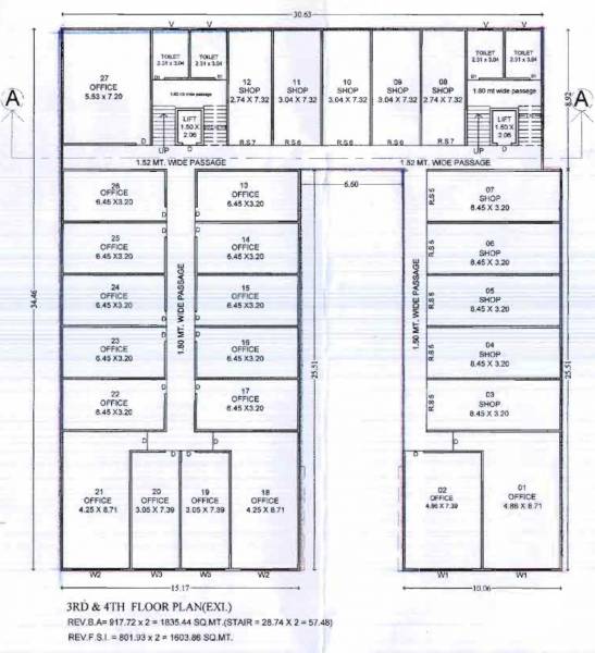 Divya Plaza Cluster Plan For 3rd & 4th Floor divya-plaza Divya Plaza Cluster Plan For 3rd & 4th Floor