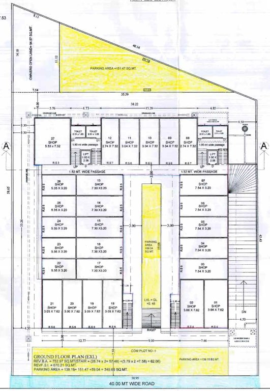  divya plaza Divya Plaza Ground Cluster Plan