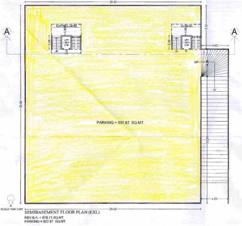 divya plaza Divya Plaza Semi Basement Cluster Plan