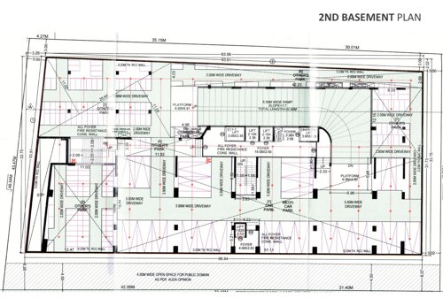  medercial-one Medercial One Basement 2 Floor Cluster Plan