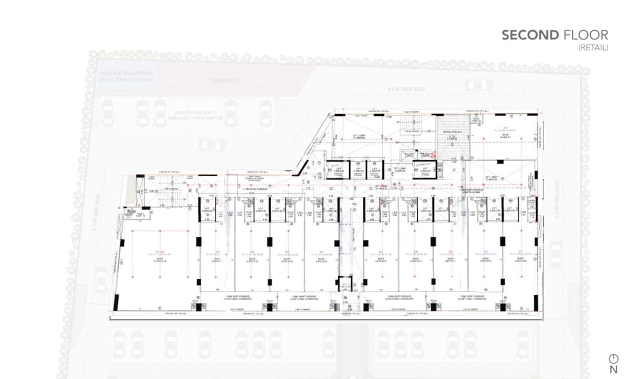  medercial one Medercial One Cluster Plan for 2nd Floor