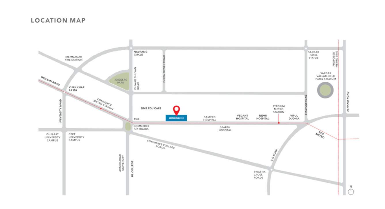  medercial one Location Plan