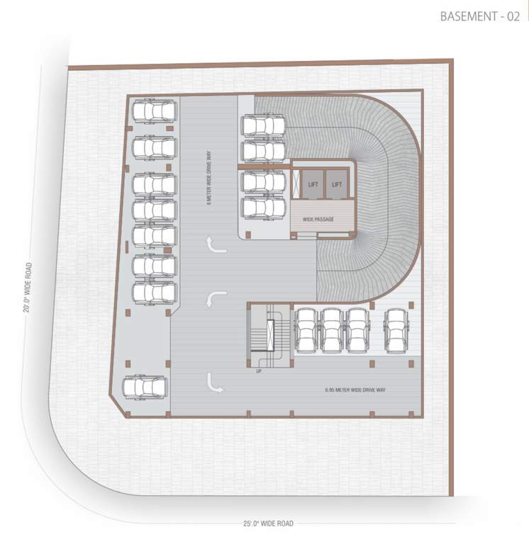  majestic square Majestic Square Basement 2 Floor Cluster Plan