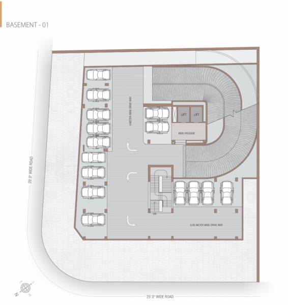  majestic-square Majestic Square Basement Floor Cluster Plan