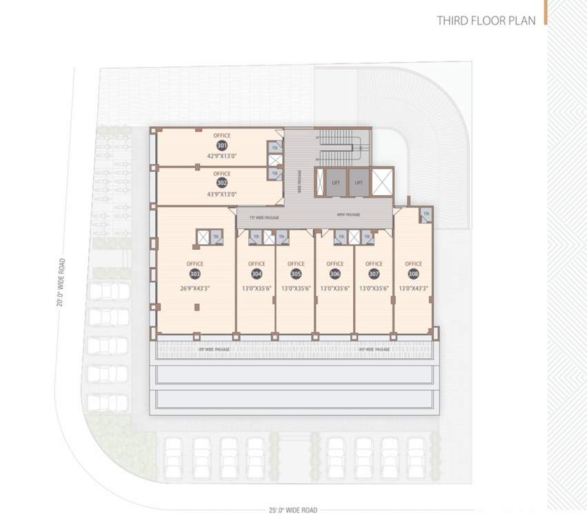  majestic square Majestic Square Cluster Plan for 3rd Floor