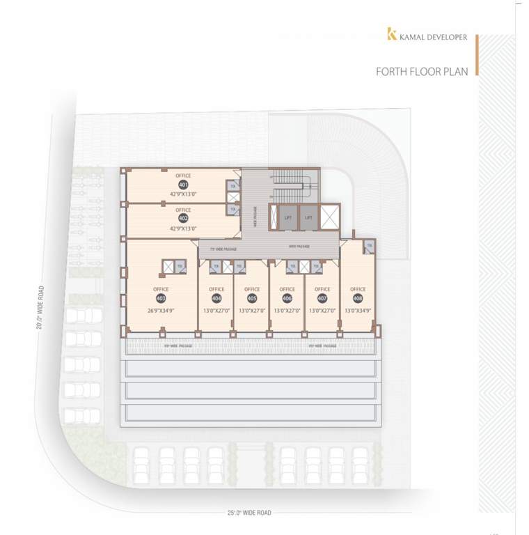  majestic square Majestic Square Cluster Plan for 4th Floor