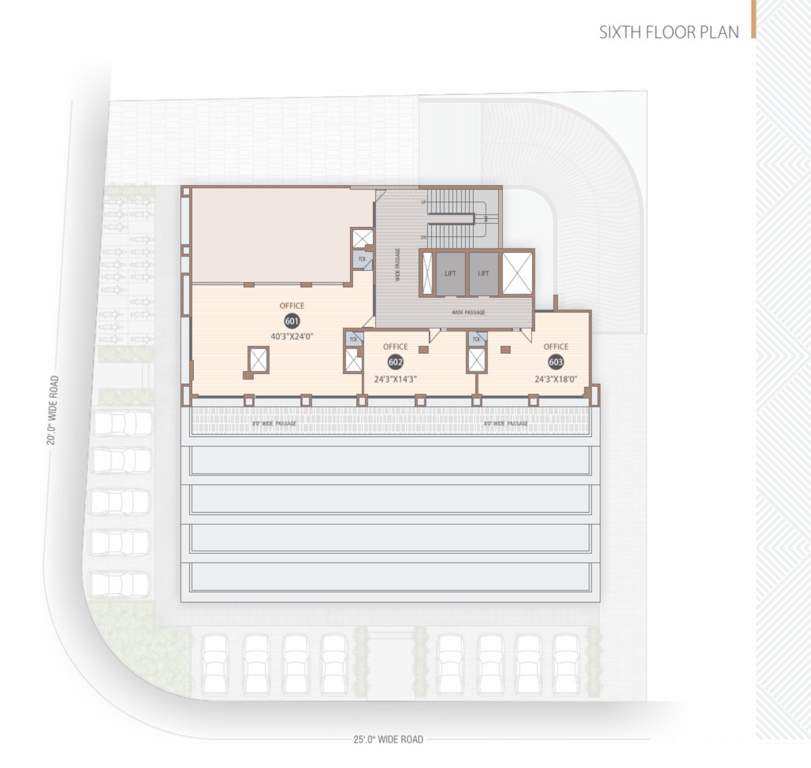  majestic square Majestic Square Cluster Plan for 6th Floor