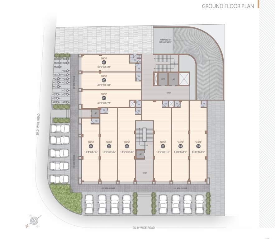  majestic square Majestic Square Ground Floor Cluster Plan