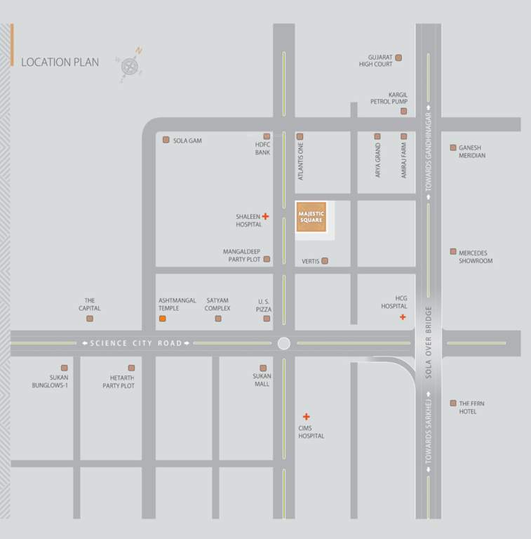  majestic square Location Plan