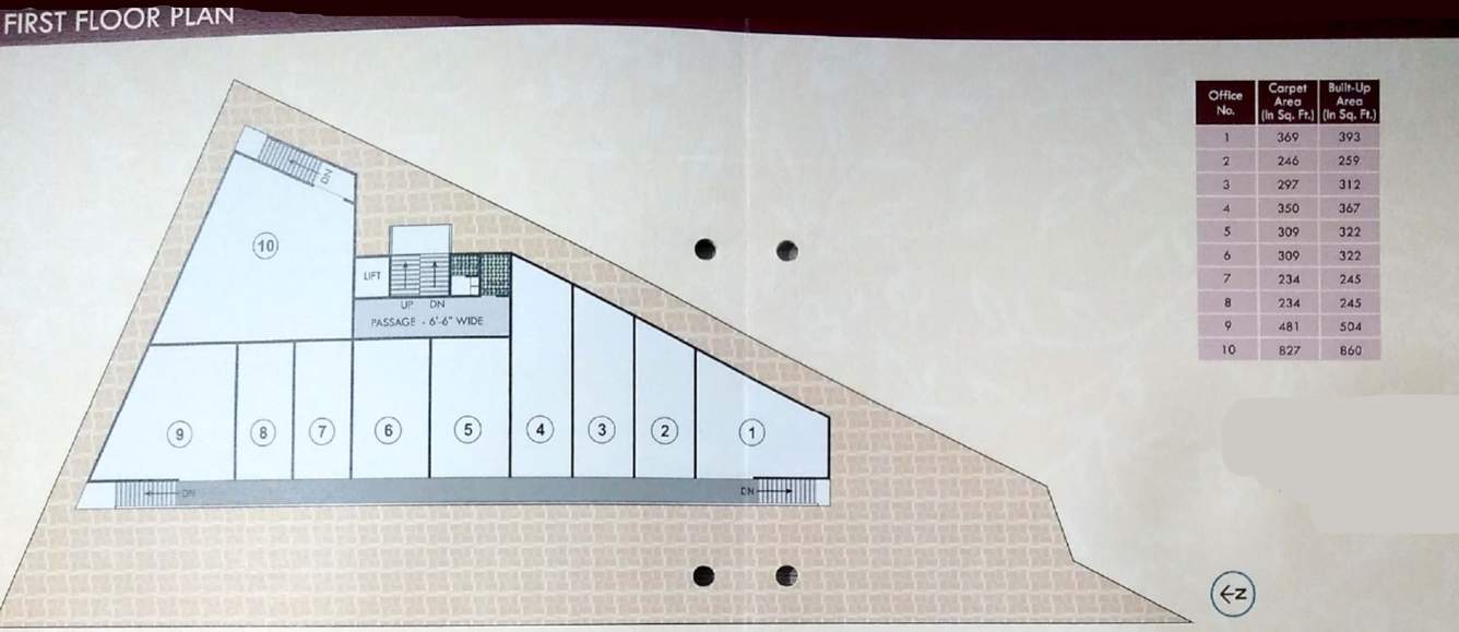  icon Pancham Icon Cluster Plan For 1st Floor