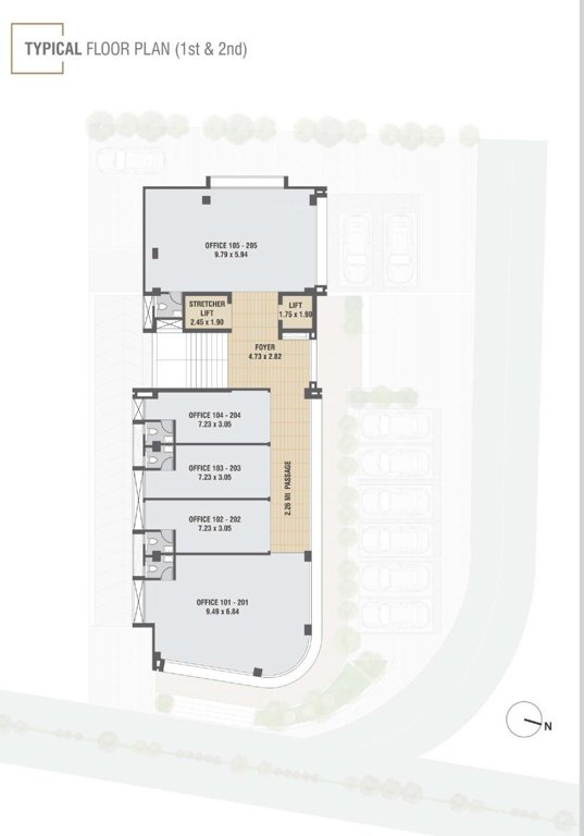  laxmi 1 Laxmi 1 Cluster Plan from 1st to 2nd Floor