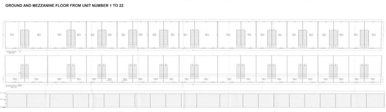  fruit market A Cluster For Ground & Mezananine Plan From 1st To 22th Floor