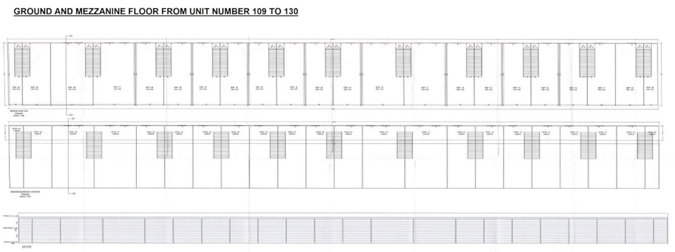  fruit market A Cluster Plan For Ground & Mezananine From 9th To 30th Floor