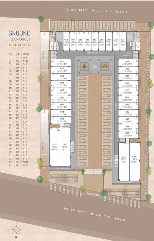  elite elegance Building Ground Cluster Plan