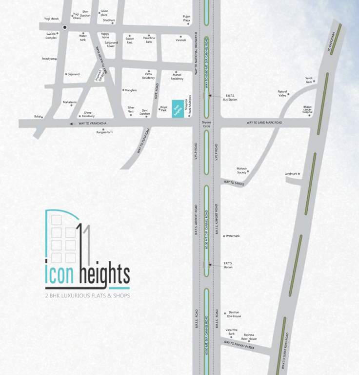  icon heights Location Plan