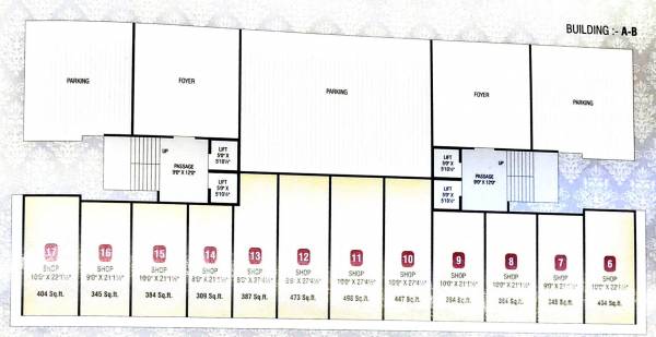 A-B Typical Cluster Plan sankalp-city- A-B Typical Cluster Plan