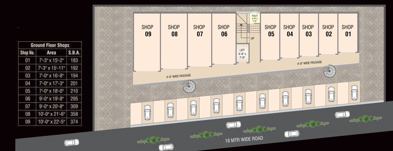 meridian F Cluster Plan For Ground Floor