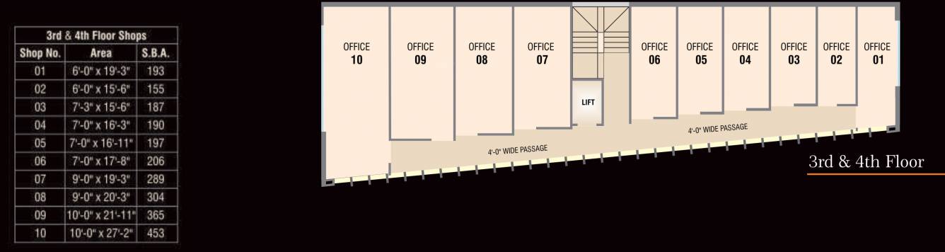 meridian F Cluster Plan From 3rd To 4th Floor