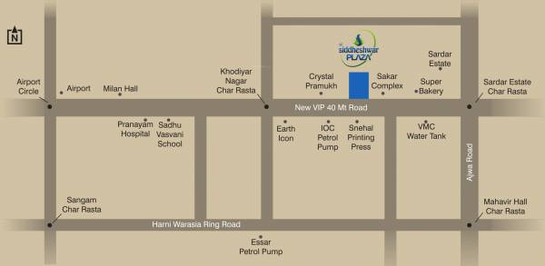 Location Plan siddheshwar-plaza- Location Plan