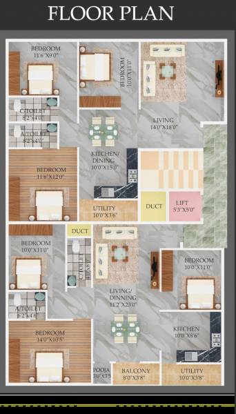  r-r-enclave R R Enclave Typical Cluster Plan