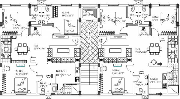  blooming-nest Blooming Nest Cluster Plan For Typical Floor Plan