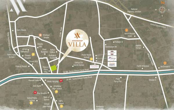  amardeep-villa Location Plan