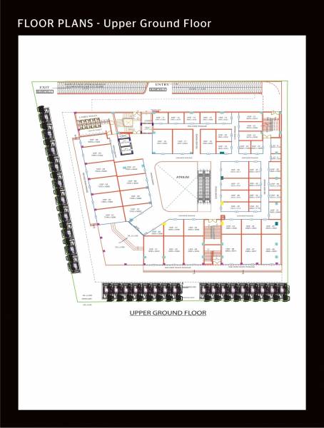  celeste-mall Block B Cluster Plan for ground Floor
