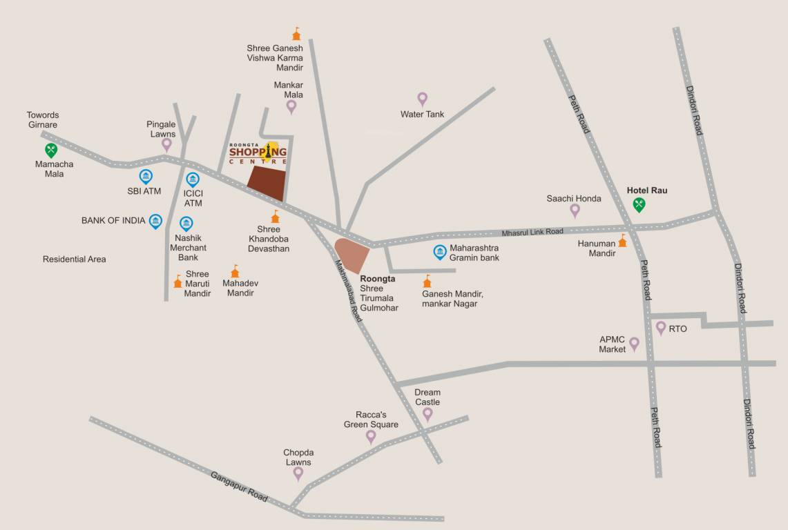  shopping centre apartment Location Plan