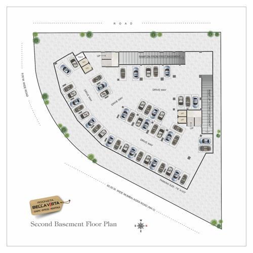  bellavista-apartment Roongta Bellavista Basement 2nd Apartment Cluster Plan