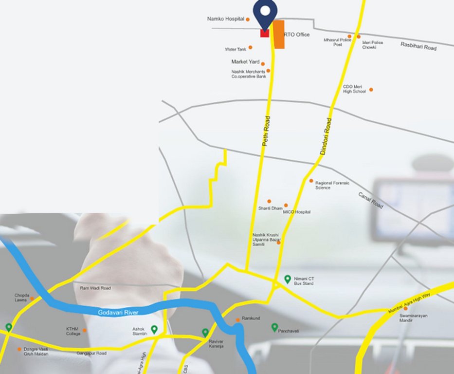  vraj life space Location Plan