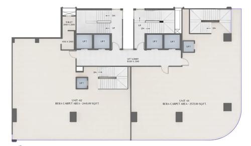  headquarter-bandra Headquarters Bandra Cluster Plan for 1st Floor